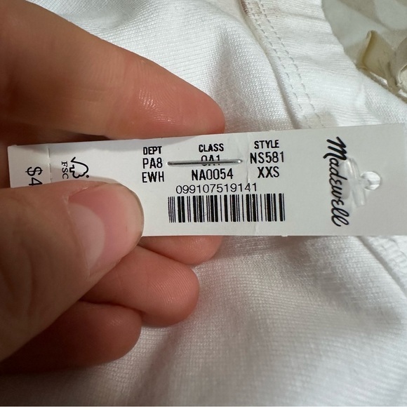 Madewell Cotton Perfect Crewneck Tee - Picture 7 of 7